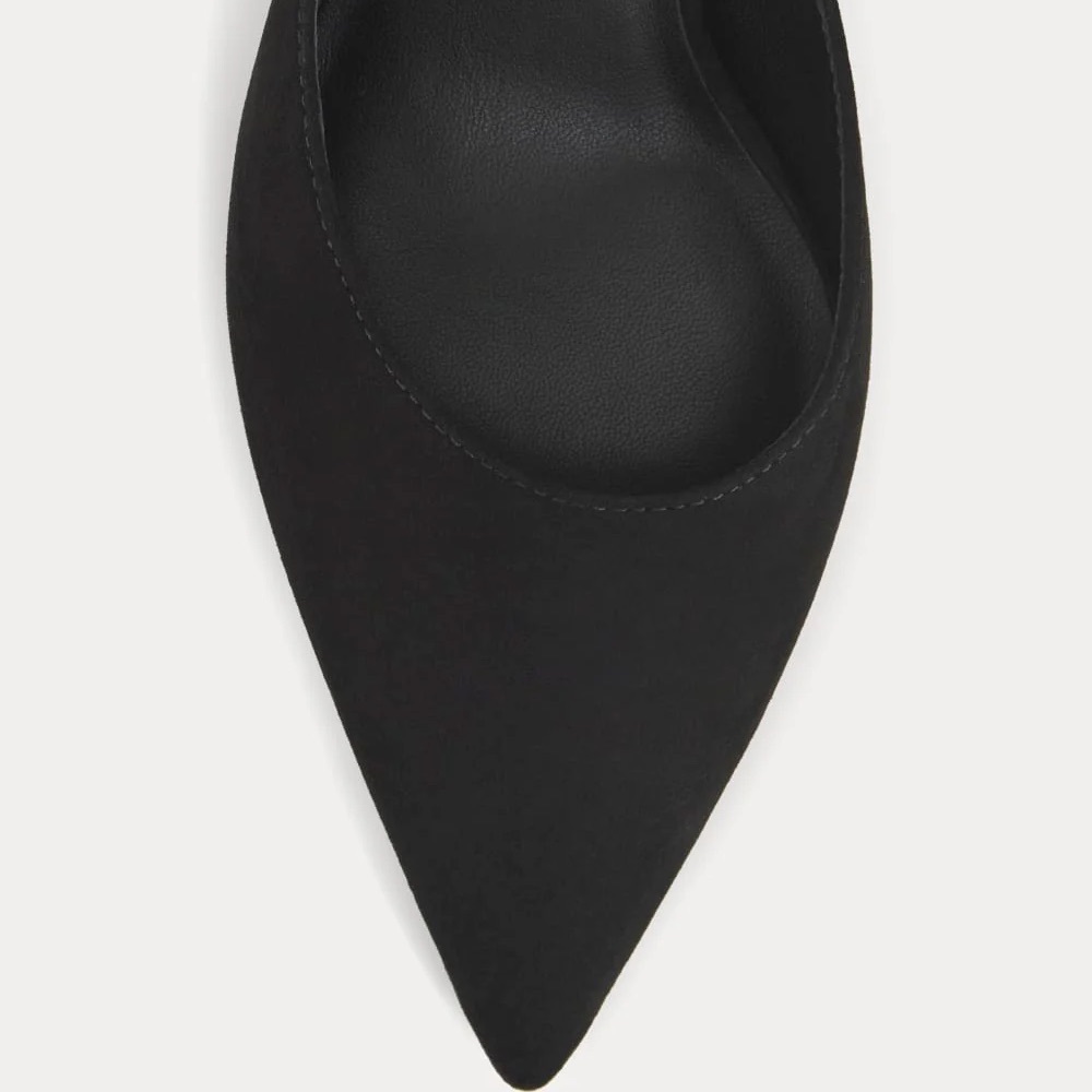 Everlane Black Suede Studio Kitten Heels - BNWT in box. - Picture 9 of 10